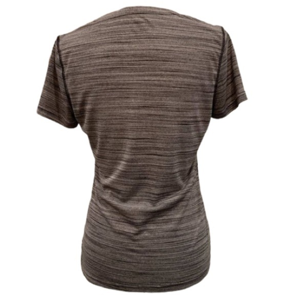 Adidas ClimaLite V-neck Ultimate Short Sleeve Workout Shirt Gray Size Small - Picture 5 of 7